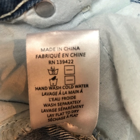 NWT Two-Tone 'Mulholland' Denim Skirt, Tobi, size 27/size 4 - Picture 9 of 9